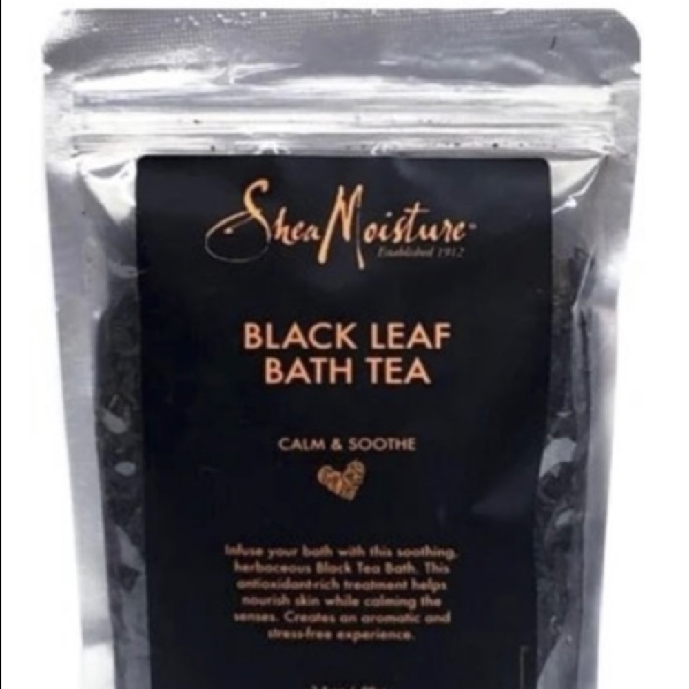 Black leaf bath tea